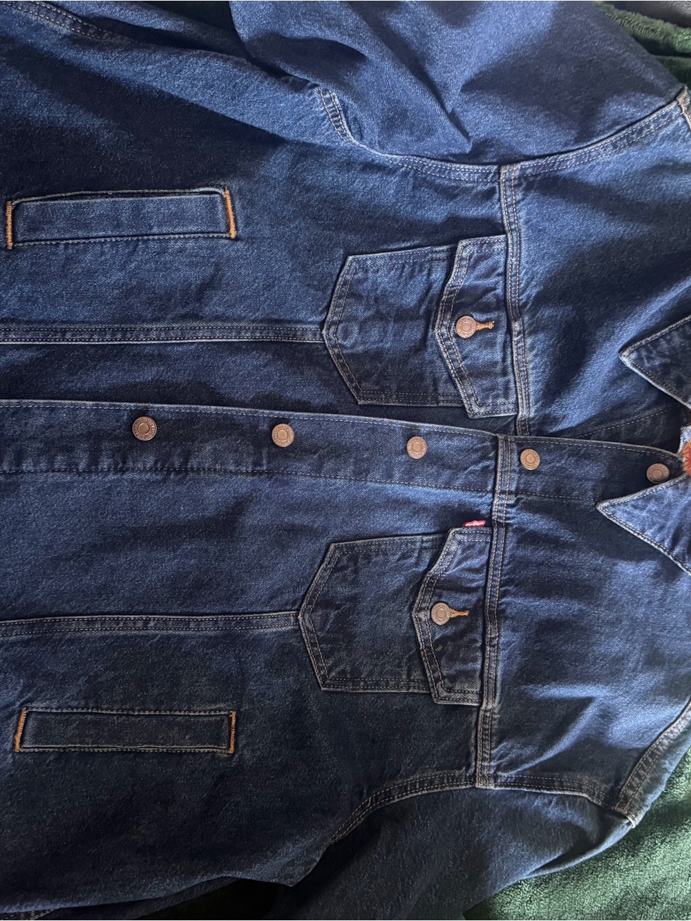 Levi's Dark Blue Denim Jean Jacket - Picture 5 of 7